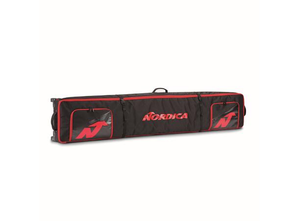 NORDICA DOUBLE ROLLER SKI BAG Svart Skidfodral för 2 par skidor